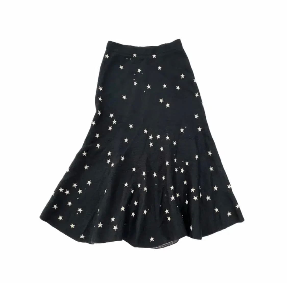 이즈이즈 나의나인 별 스커트 블랙 상품이미지2