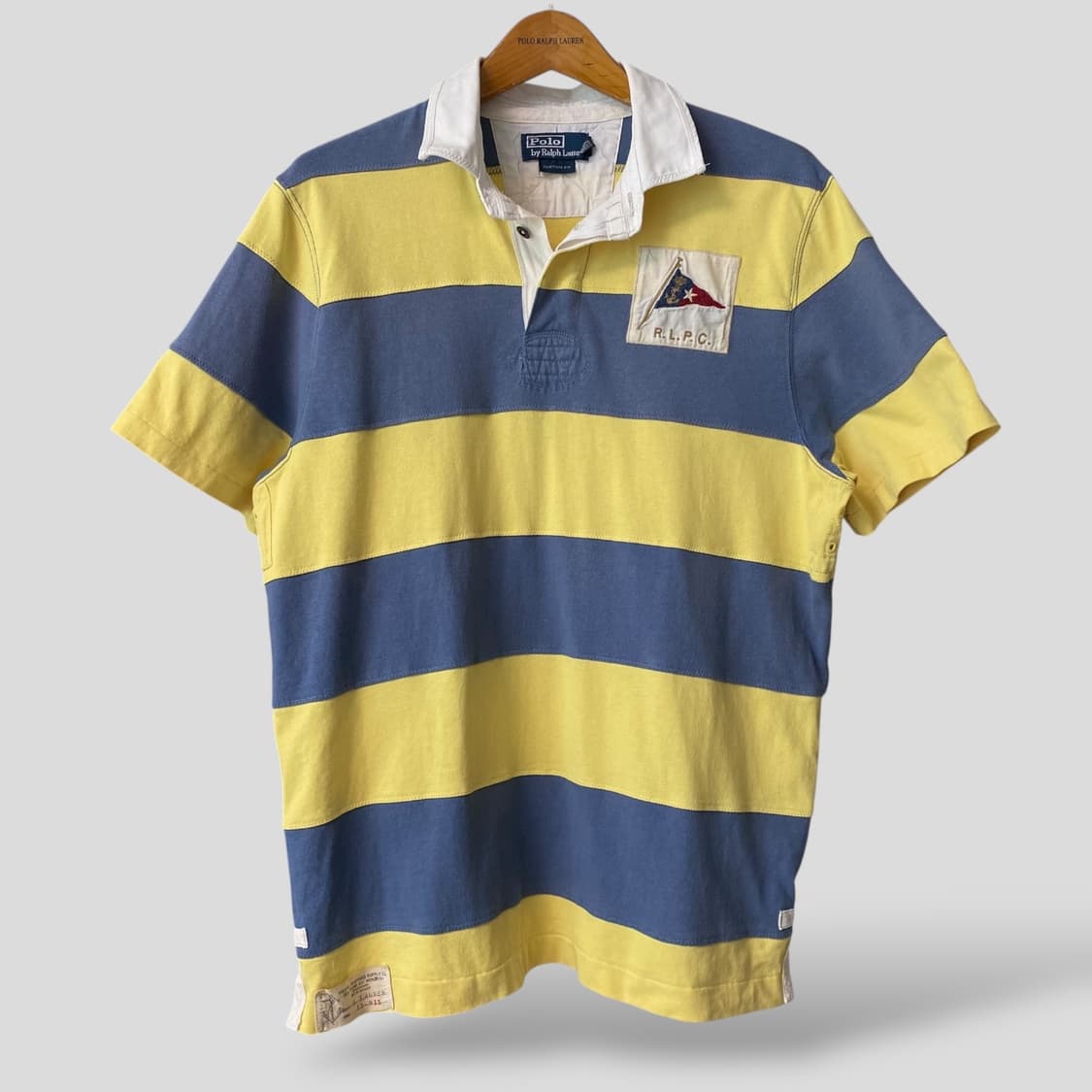 (L)POLO 폴로랄프로렌 럭비 반팔 카라티 상품이미지1