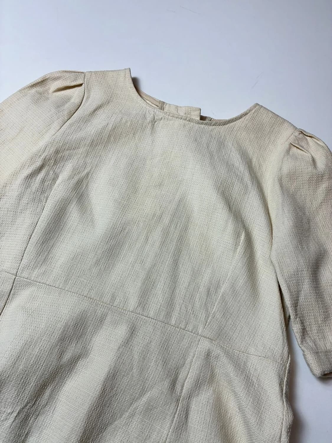 더오픈프로덕트 벨티드 반팔 블라우스 PN8606 상품이미지2