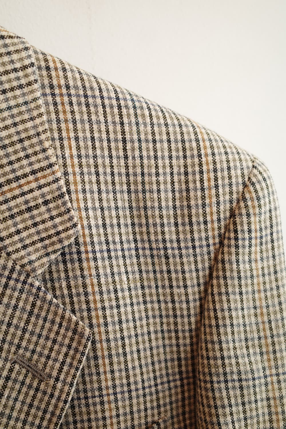 DAKS 닥스 울&리넨 체크패턴 자켓  상품이미지4