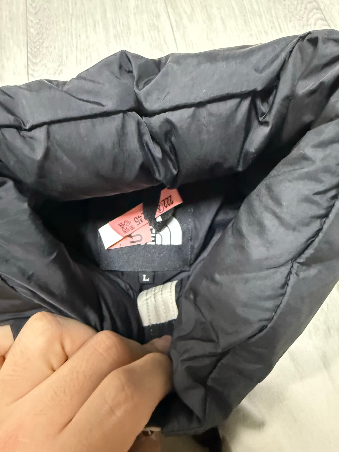 (L)노스페이스 어센트 패딩 자켓 그레이 상품이미지2