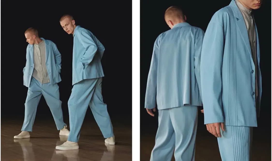 블랙컬러 이세이미야케 아임멘 플리츠 팬츠 옴므플리세 상품이미지4