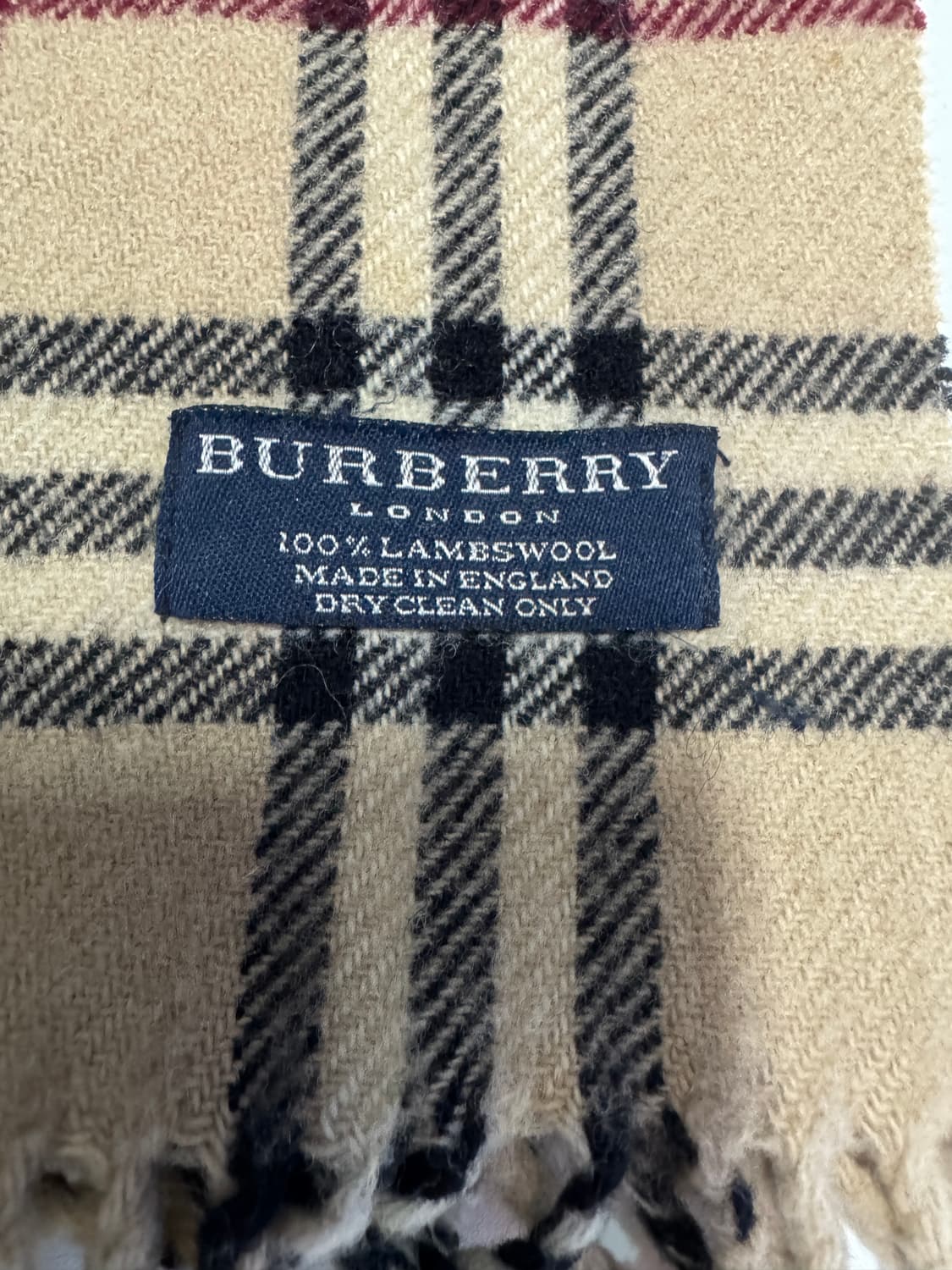 버버리 클래식 램스울 체크 머플러 상품이미지3