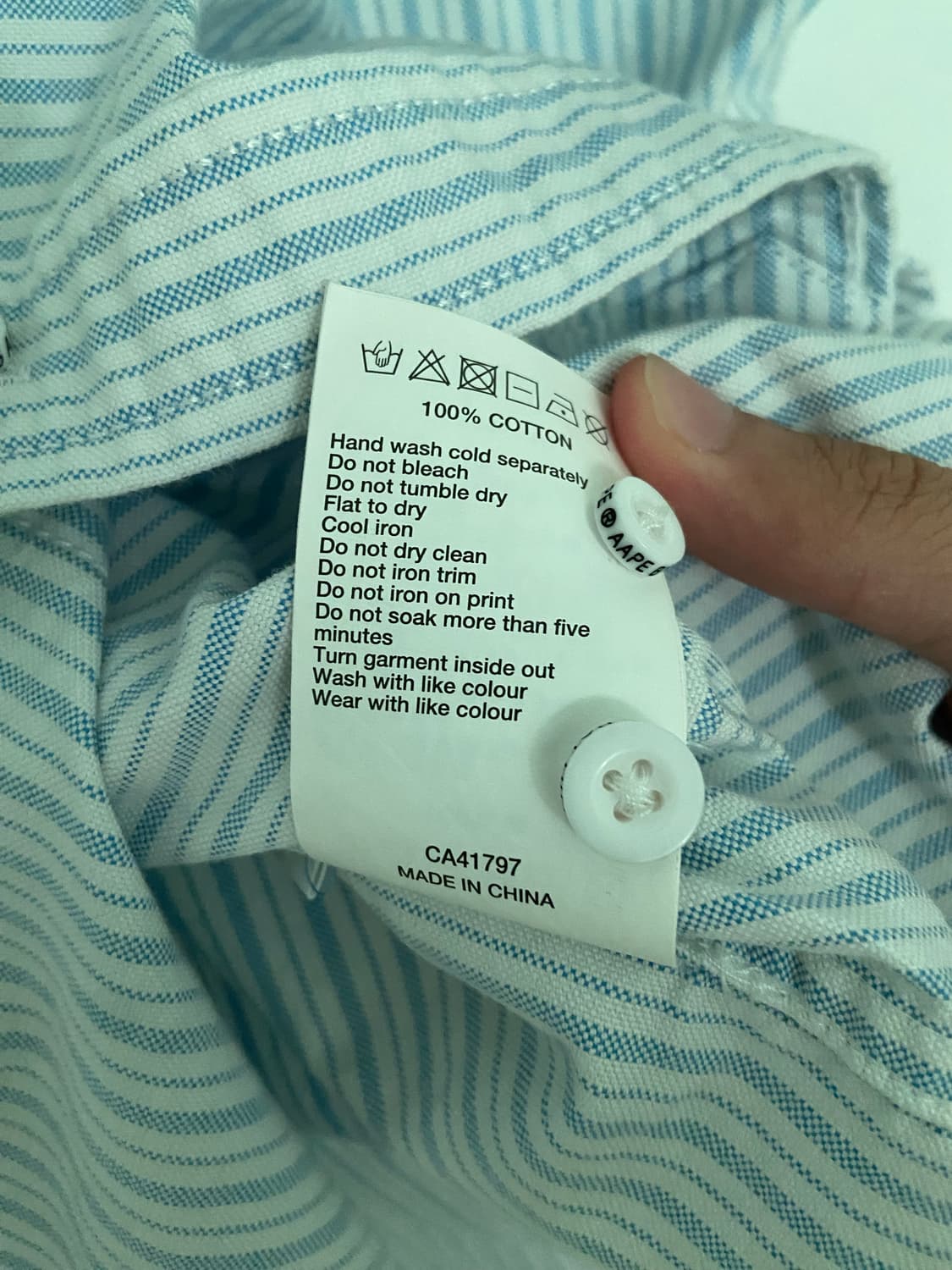 AAPE 긴팔 셔츠 상품이미지6