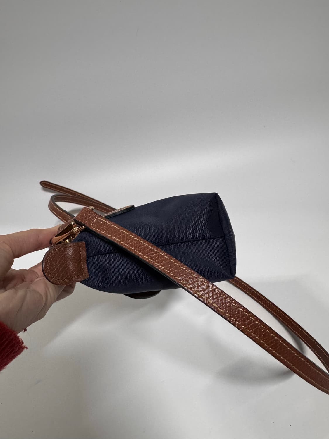 롱샴 르 플리아쥬 XS 네이비 크로스백 상품이미지4