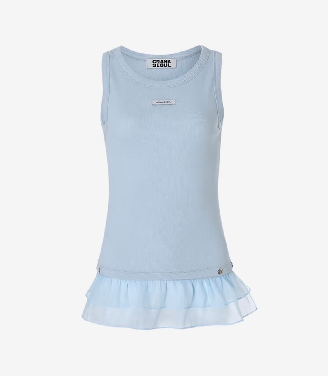 크랭크 프릴 스냅 슬리브리스_스카이 상품이미지3