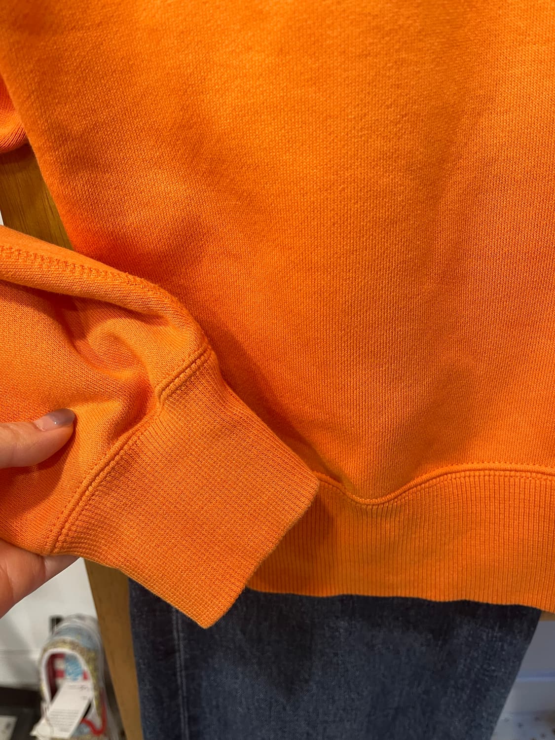 피너츠 찰리브라운 오렌지 맨투맨 상품이미지3