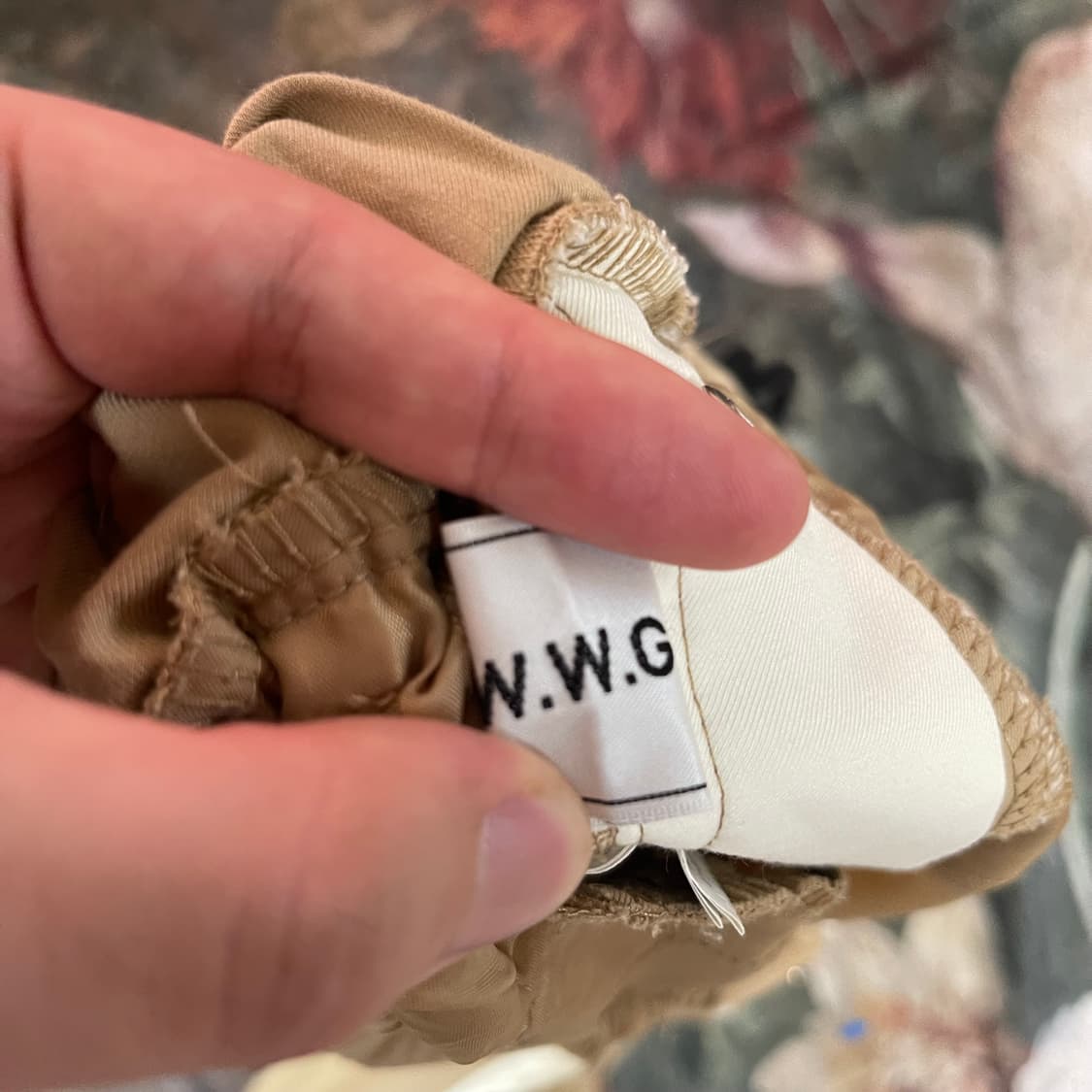 일본 빈티지 W.W.G 밴딩 사이드버튼트랙팬츠 Free 상품이미지3