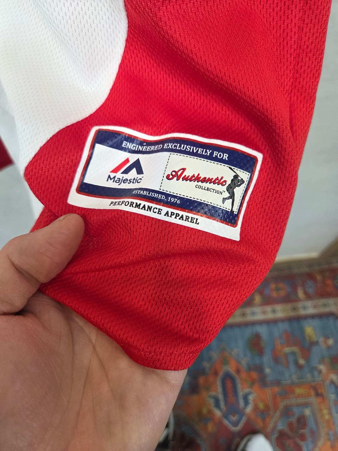 기아타이거즈 마제스틱 안치홍 마킹 유니폼 져지반팔 xl 상품이미지5