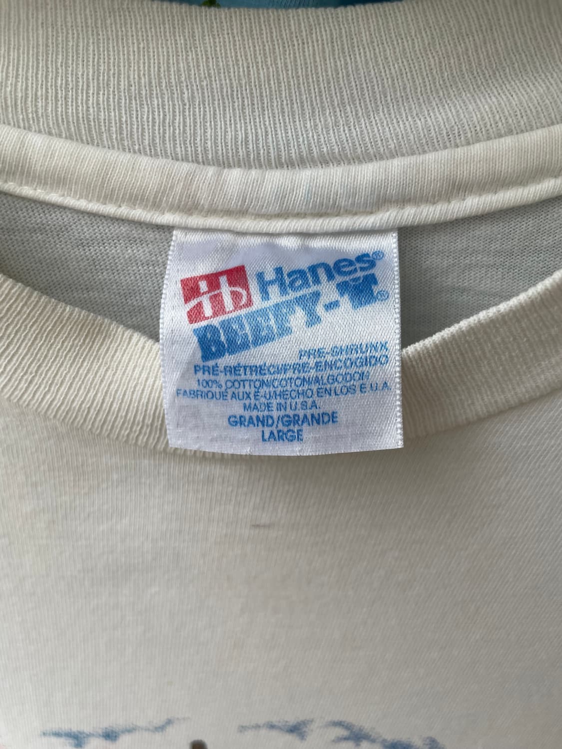 1990's Hanes BEEFY-T Vintage T-Shirt   상품이미지4