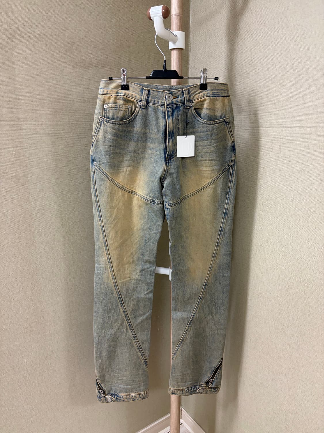 [1] 넥스트도어립스 웨스턴 데님 팬츠 라이트블루 상품이미지2