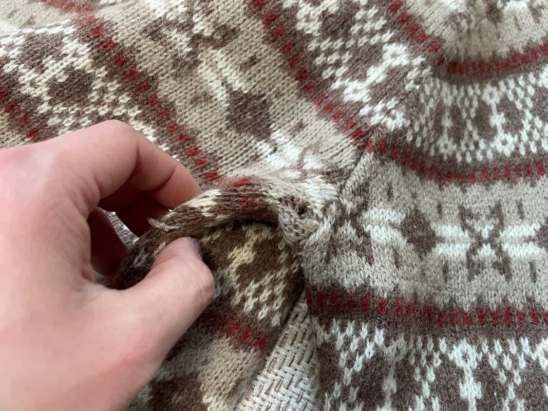 빈티지 노르딕 페어아일 니트  J03799 상품이미지8