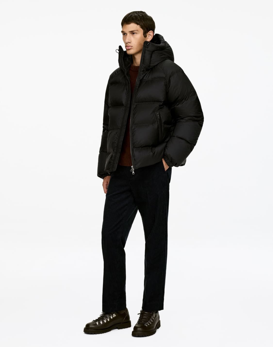 Arket 스포티 다운 패딩 블랙 상품이미지1