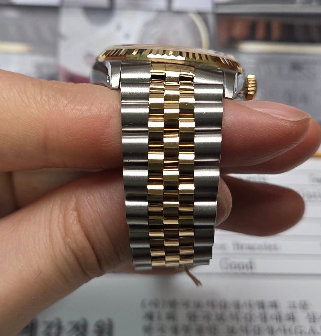 롤렉스 데이저스트 16233 18K콤비 샴골판 10P다이아 쥬빌리줄 (감 상품이미지5