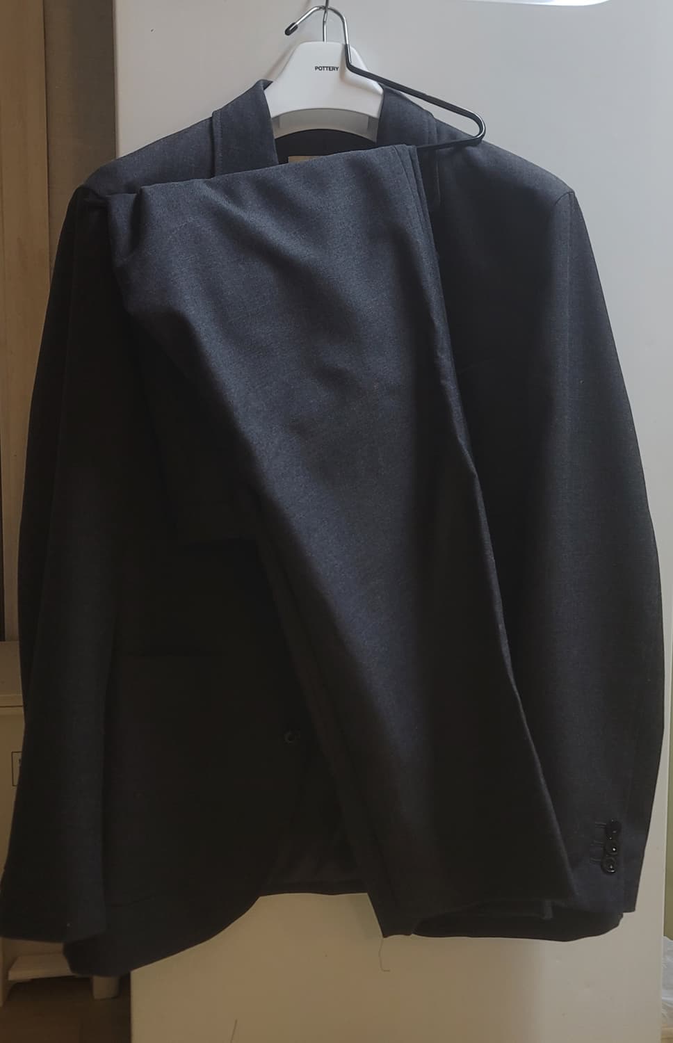 포터리 울 수트 다크그레이 2size 상품이미지2