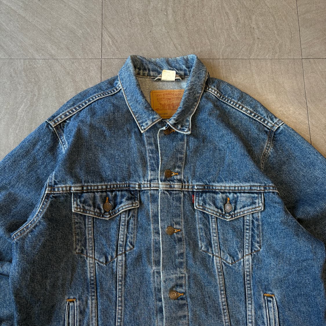 90s 90년대 멕시코 생산 리바이스 데님 자켓 상품이미지2