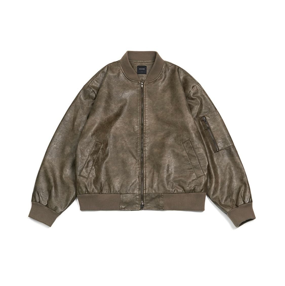 Excontainer leather ma-1 jacket (M) 상품이미지1