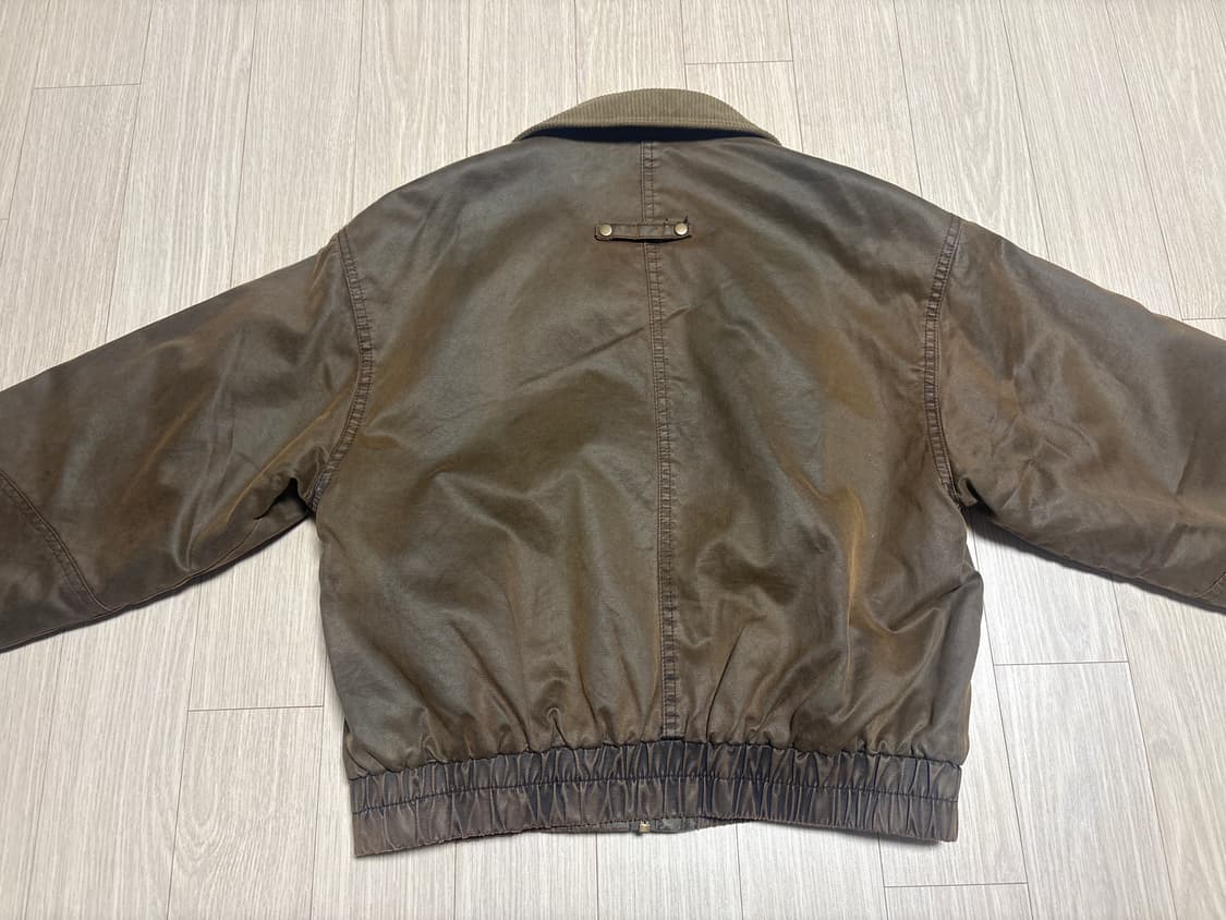 자라 여성 코듀로이 컬러 왁스드 크롭 봄버 재킷 상품이미지4