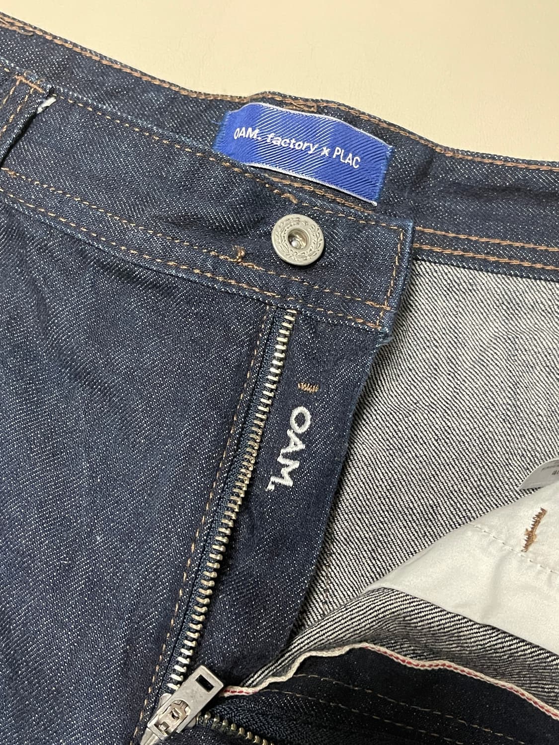 핏더사이즈 OAM factory x PLAC 셀비지진 상품이미지2