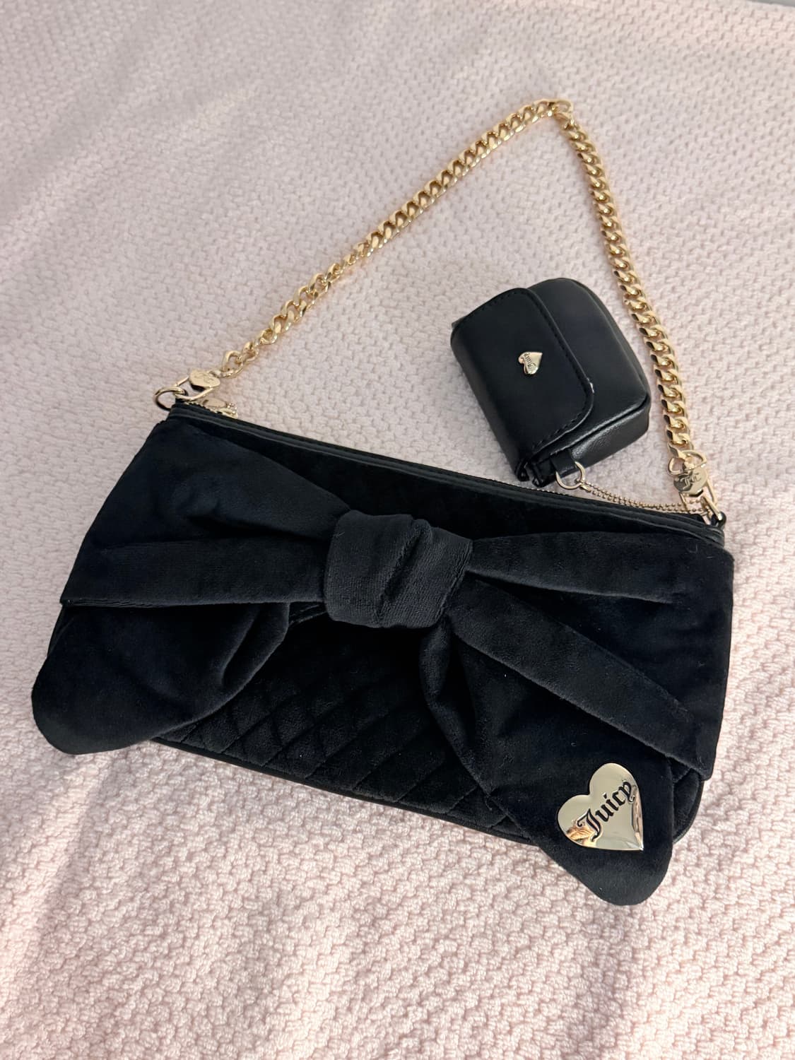 쥬시꾸뛰르 리본 클러치 베이비메탈클럽 베이비베어 빈티지 갸루 y2k 상품이미지2