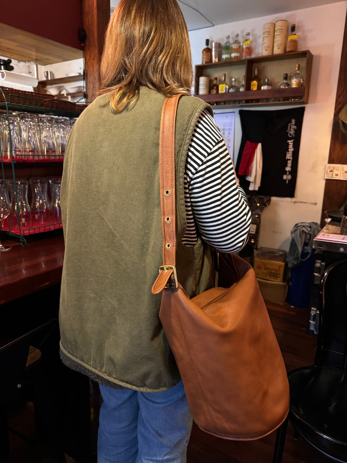 Old Coach Glove Leather Duffle Shoulder  상품이미지2