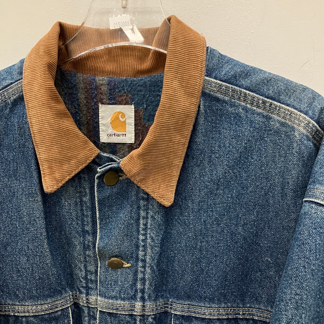 90's 칼하트 아즈텍 데님 트러커 자켓  상품이미지3