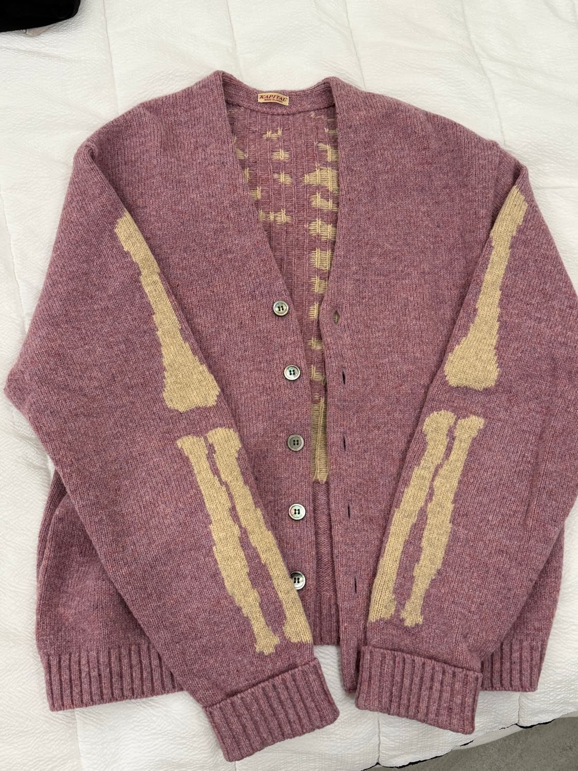 캐피탈 본 가디건 라이트 퍼플 3사이즈 상품이미지2