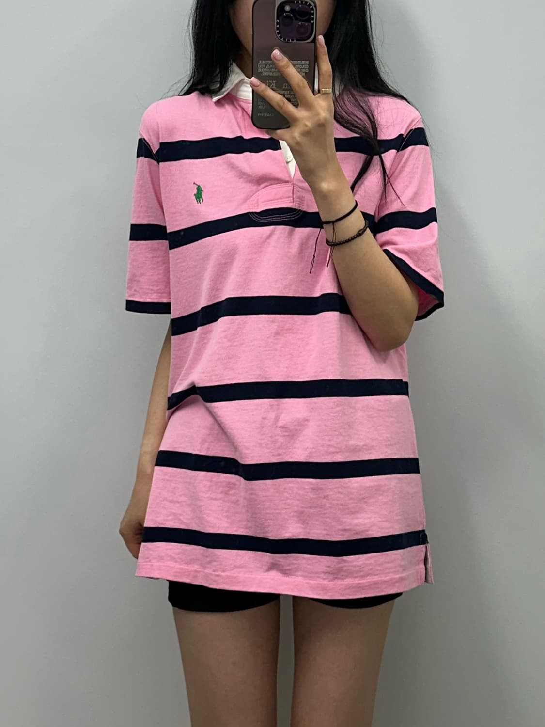 폴로 랄프로렌 신형 스트라이프 pk 반팔 티셔츠 상품이미지1