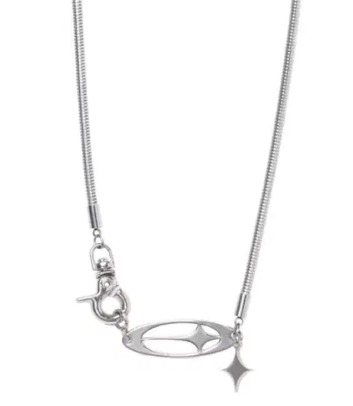 세이지가세이지 sunlight symbol 실버 목걸이 스트릿 상품이미지1