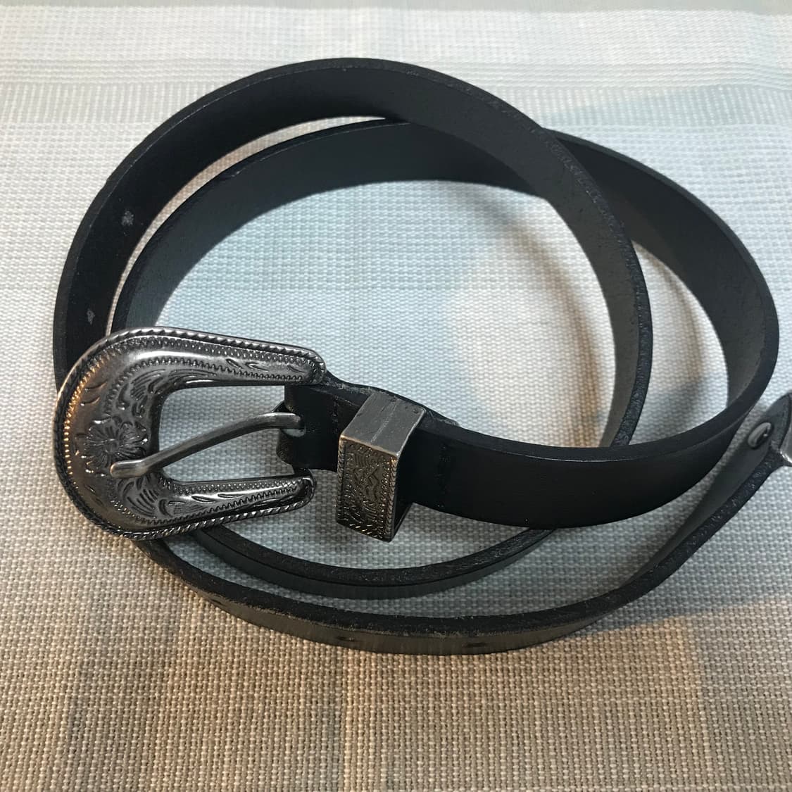 Japanese Vintage Leather Belt 상품이미지1