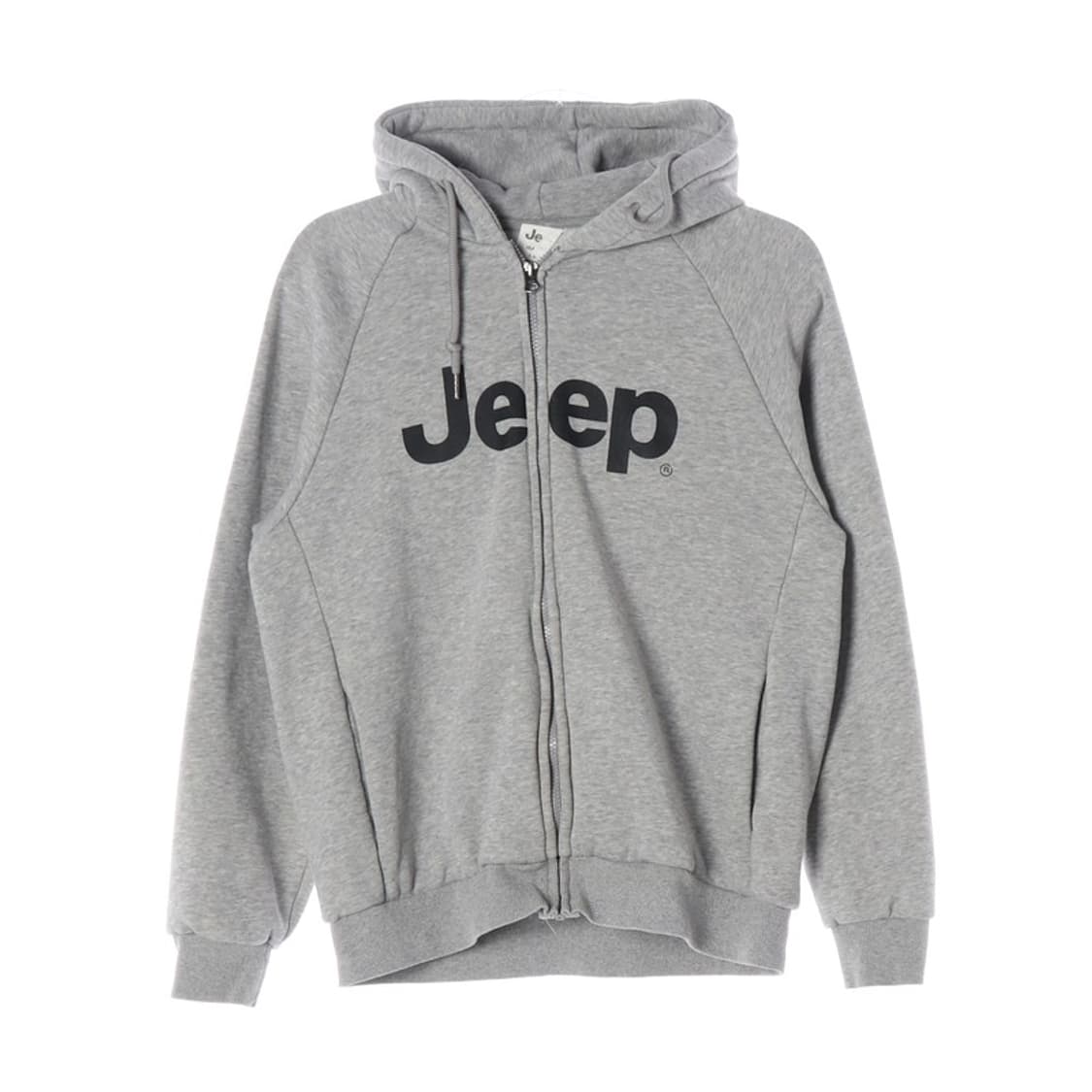 Jeep 빅로고 클래식핏 그레이 후드집업 L 상품이미지1