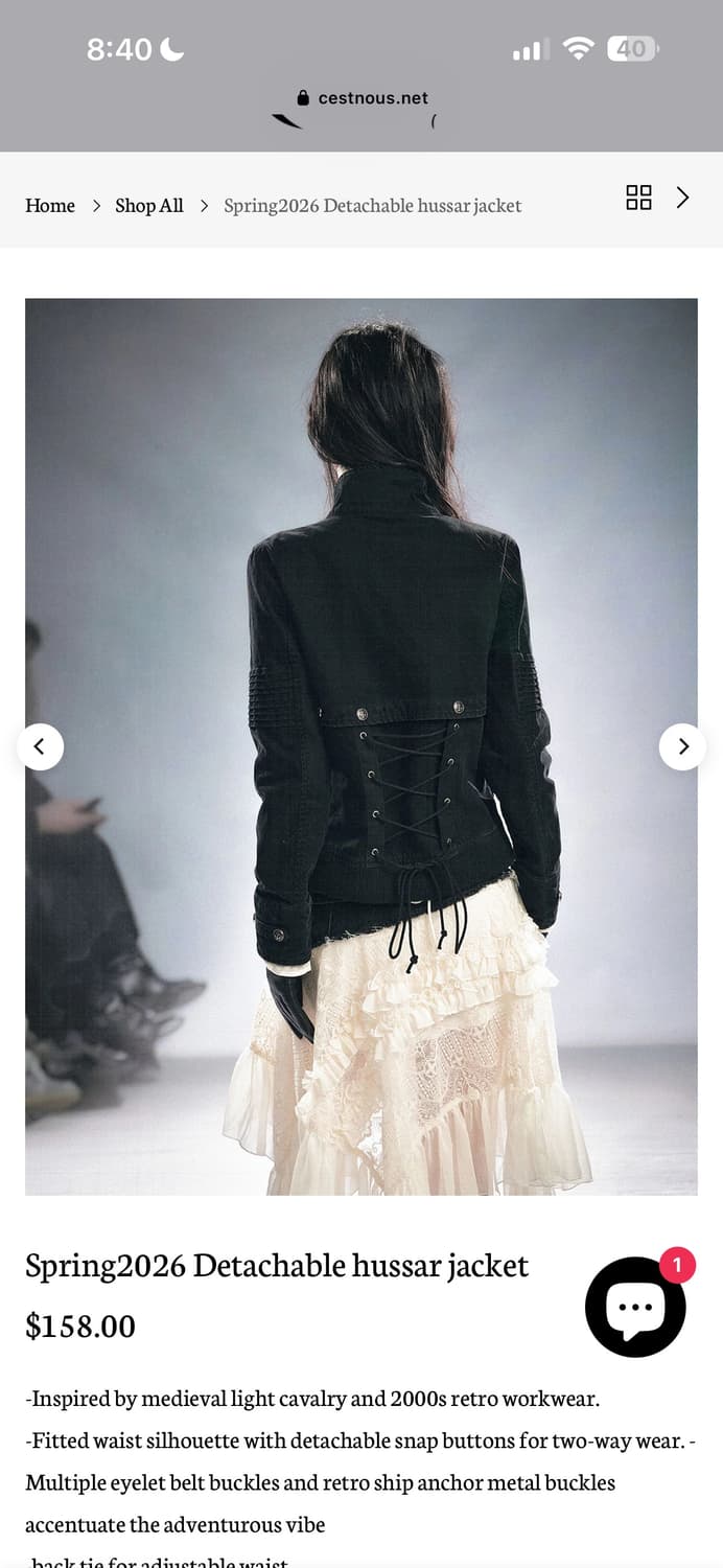 cestnous detail jacket 상품이미지3