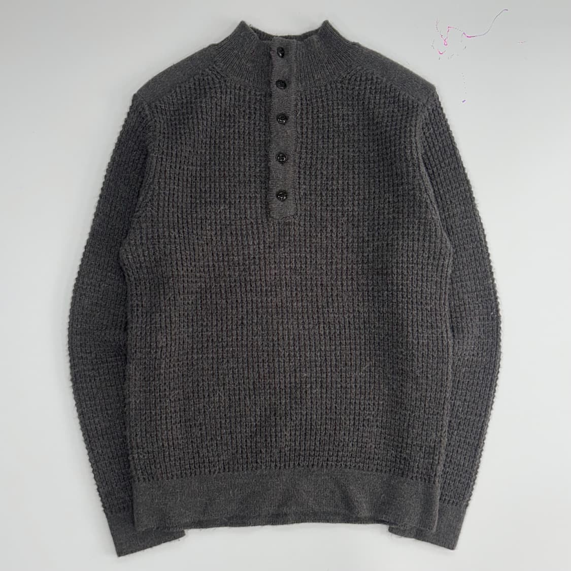 Theory 띠어리 업버튼 헨리넥 니트 상품이미지3