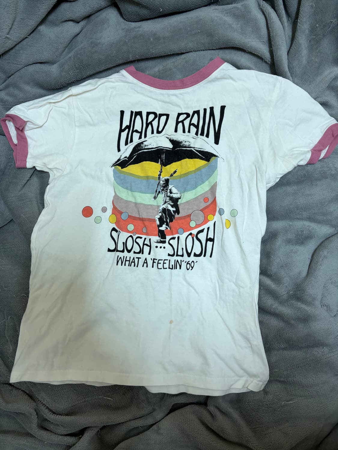 [1] 캐피탈 kapital 화이트 하드레인 프린팅 반팔 티셔츠 상품이미지2