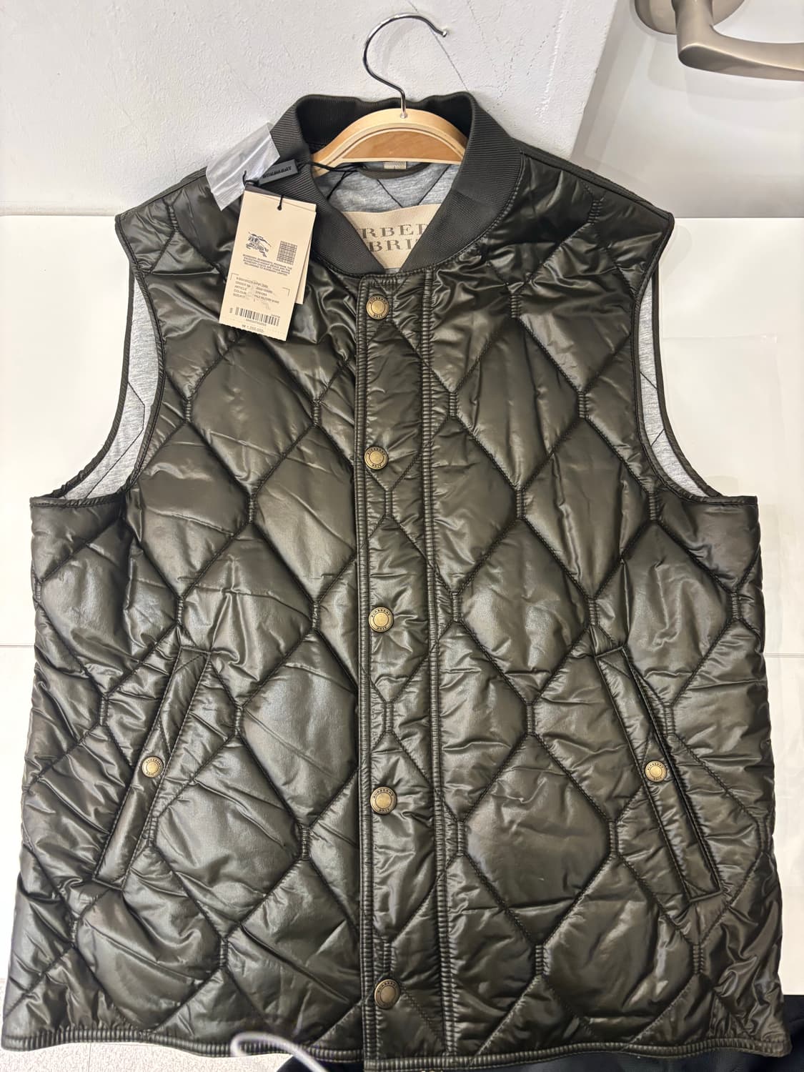 BURBERRY BRIT 버버리 브릿 퀼팅 조끼 L 상품이미지1