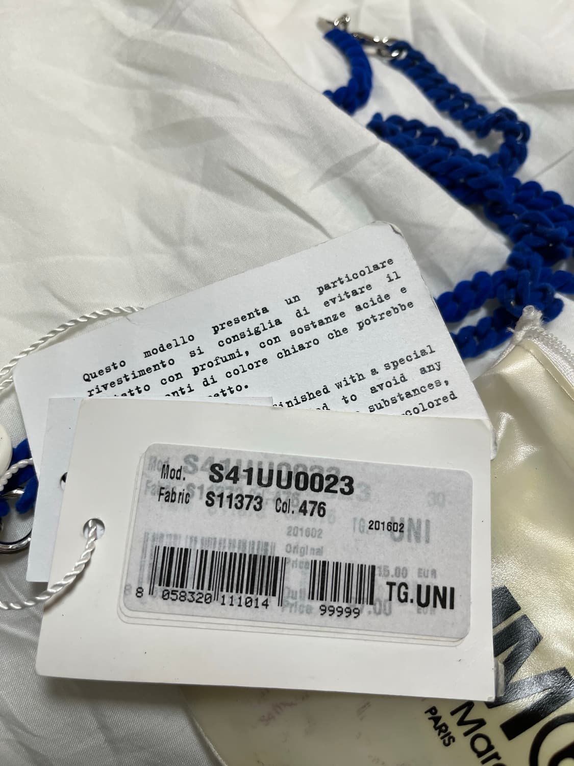 마르지엘라 키링 벨벳 목걸이 상품이미지5