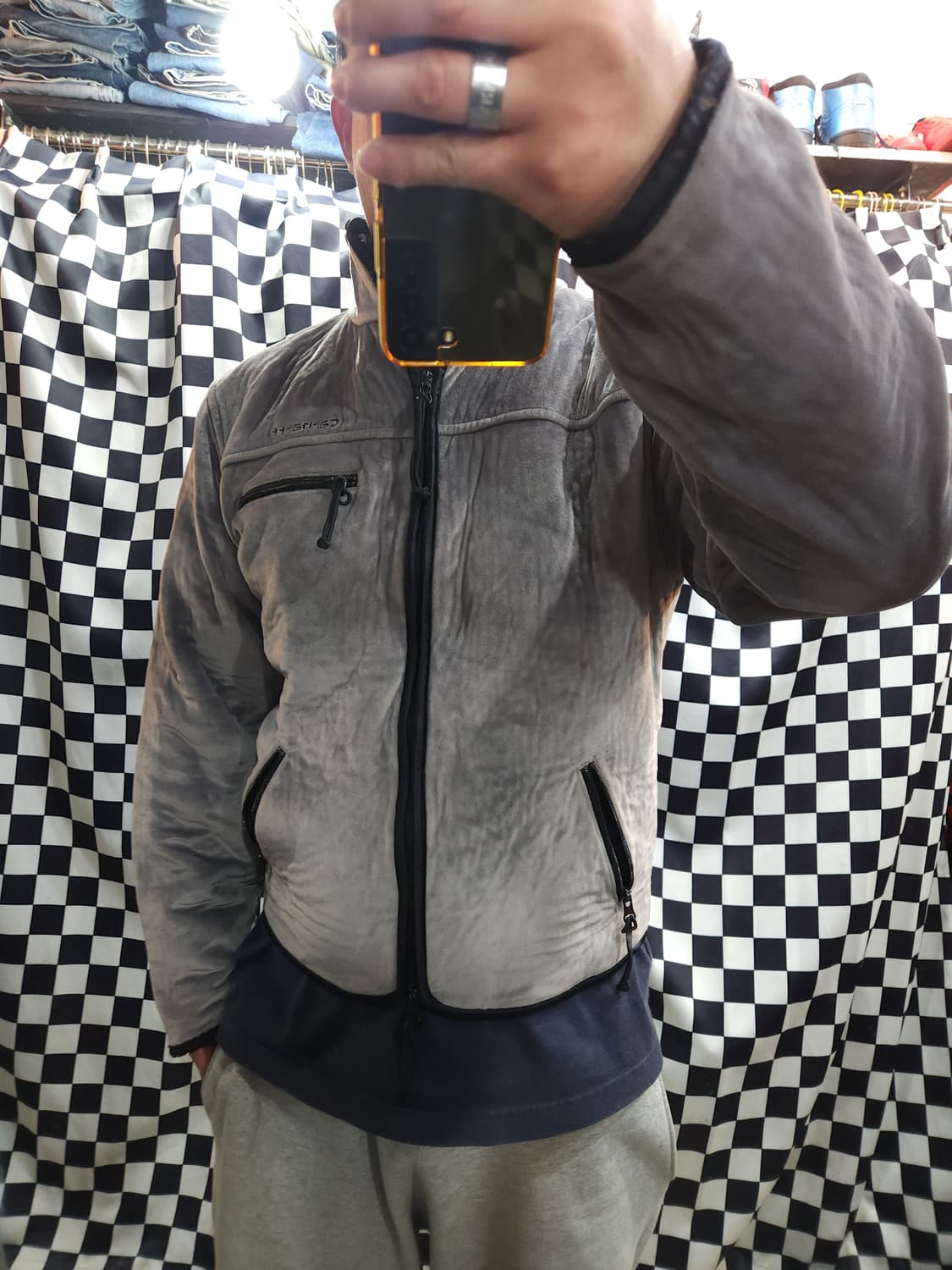 칼하트 80s 그레이 벨벳 후리스 집업자켓

 상품이미지9