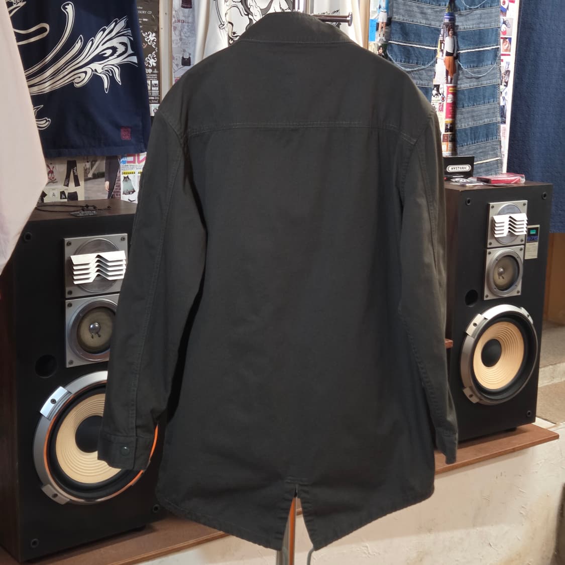 JPN 카키 패치워크 피쉬테일 야상 자켓 상품이미지6