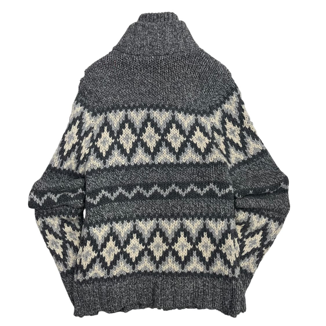 아베크롬비 헤비울 그레이 니트 집업 M 상품이미지4