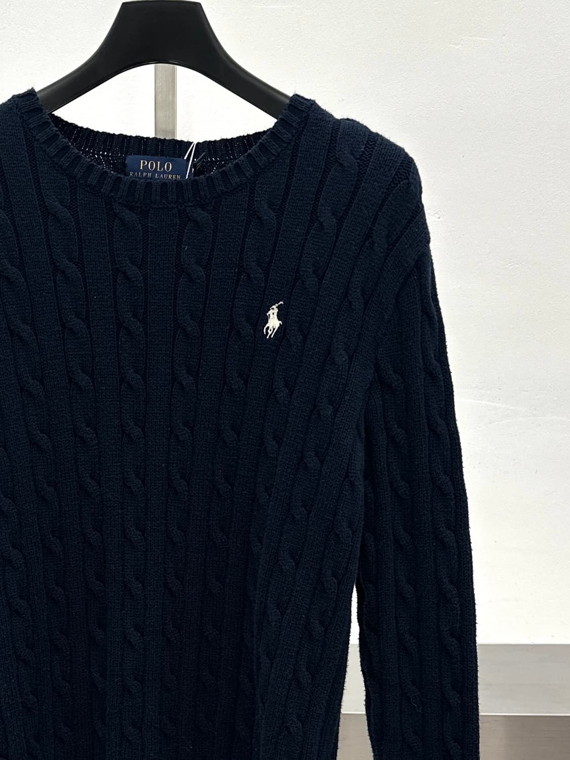 폴로 랄프로렌 네이비 케이블 니트  상품이미지6