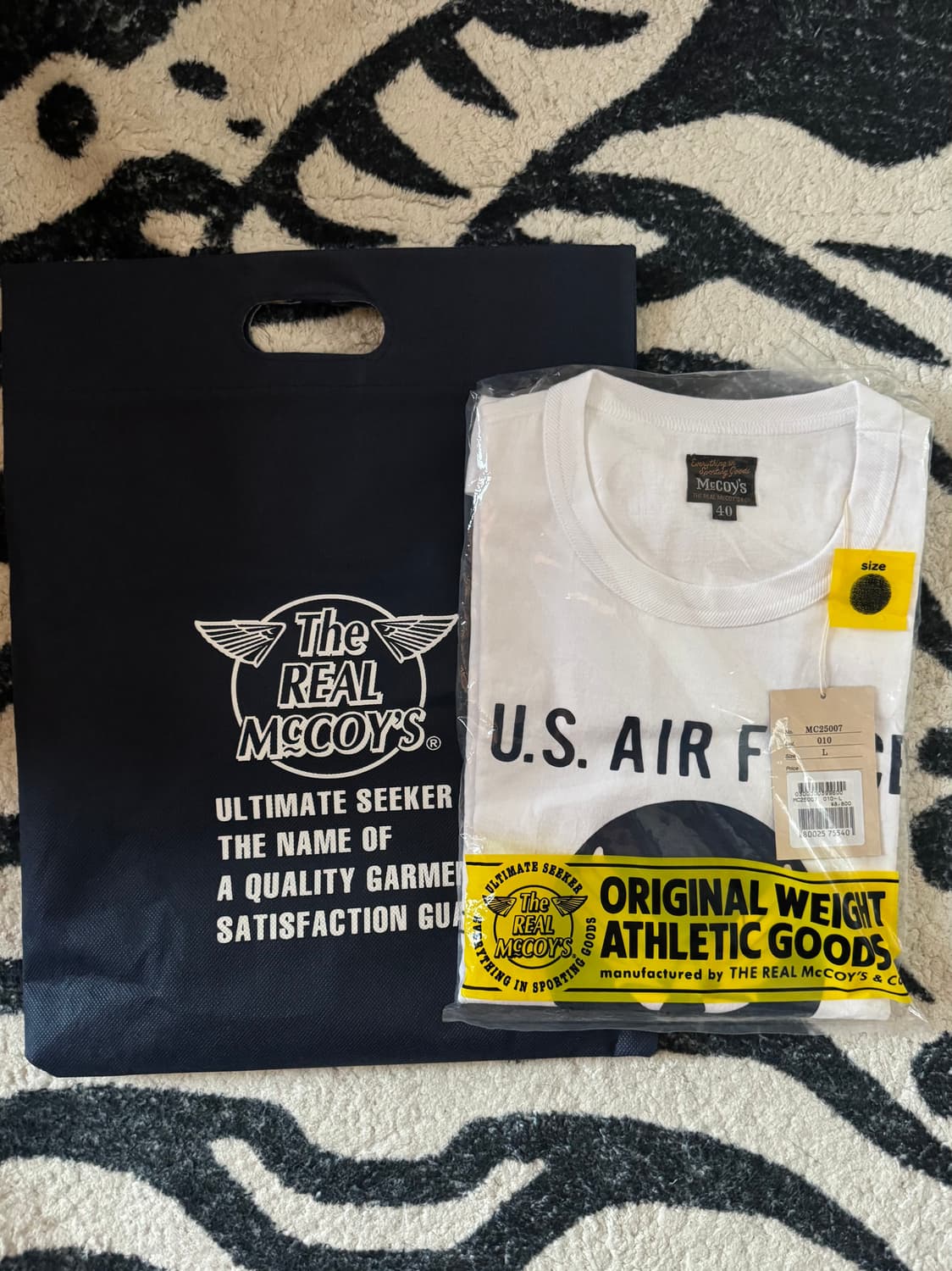 The real McCoys AIR FORCE 티셔츠 L(40) 상품이미지1