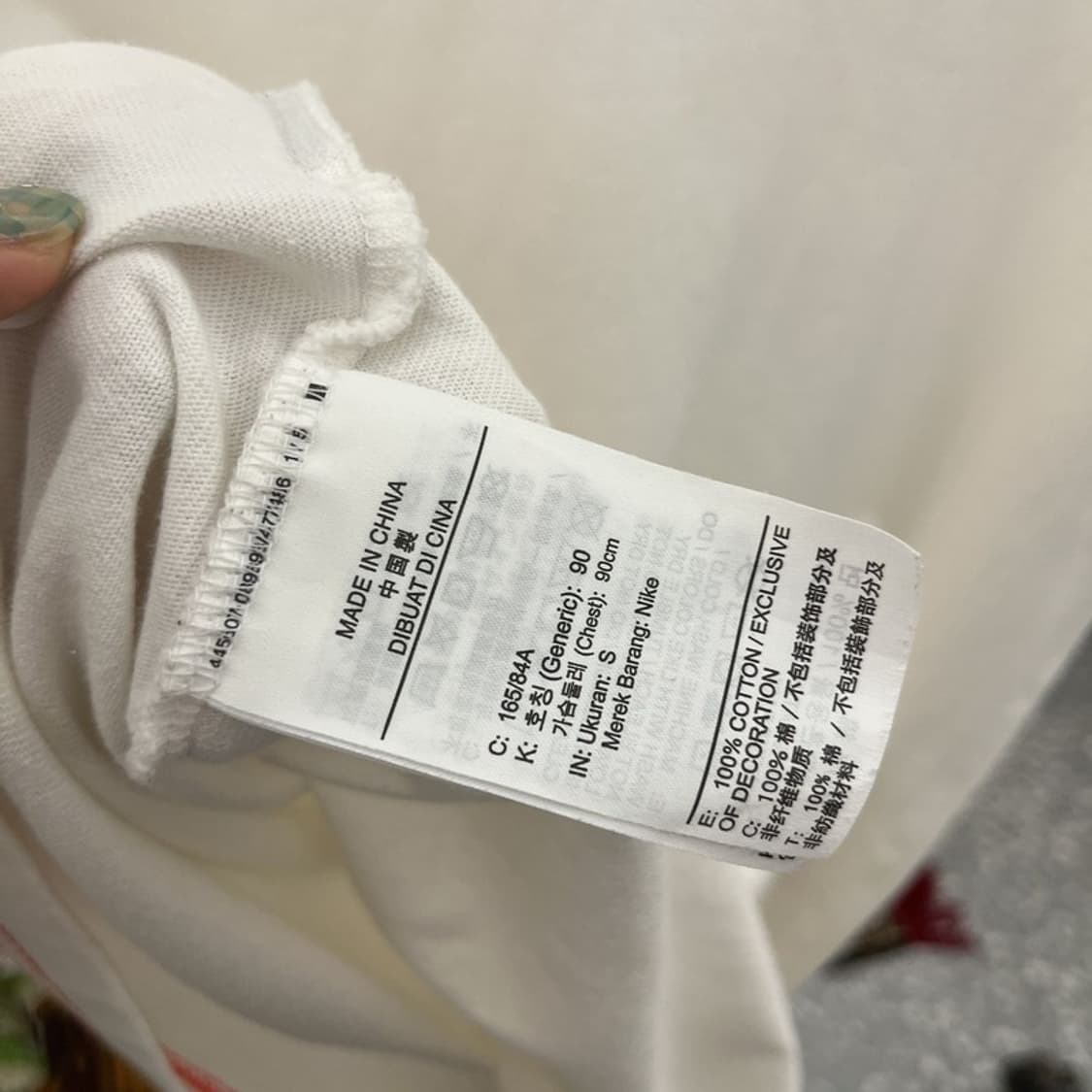 나이키 캐주얼 자수센터로고 반팔티 90 C05605 상품이미지4