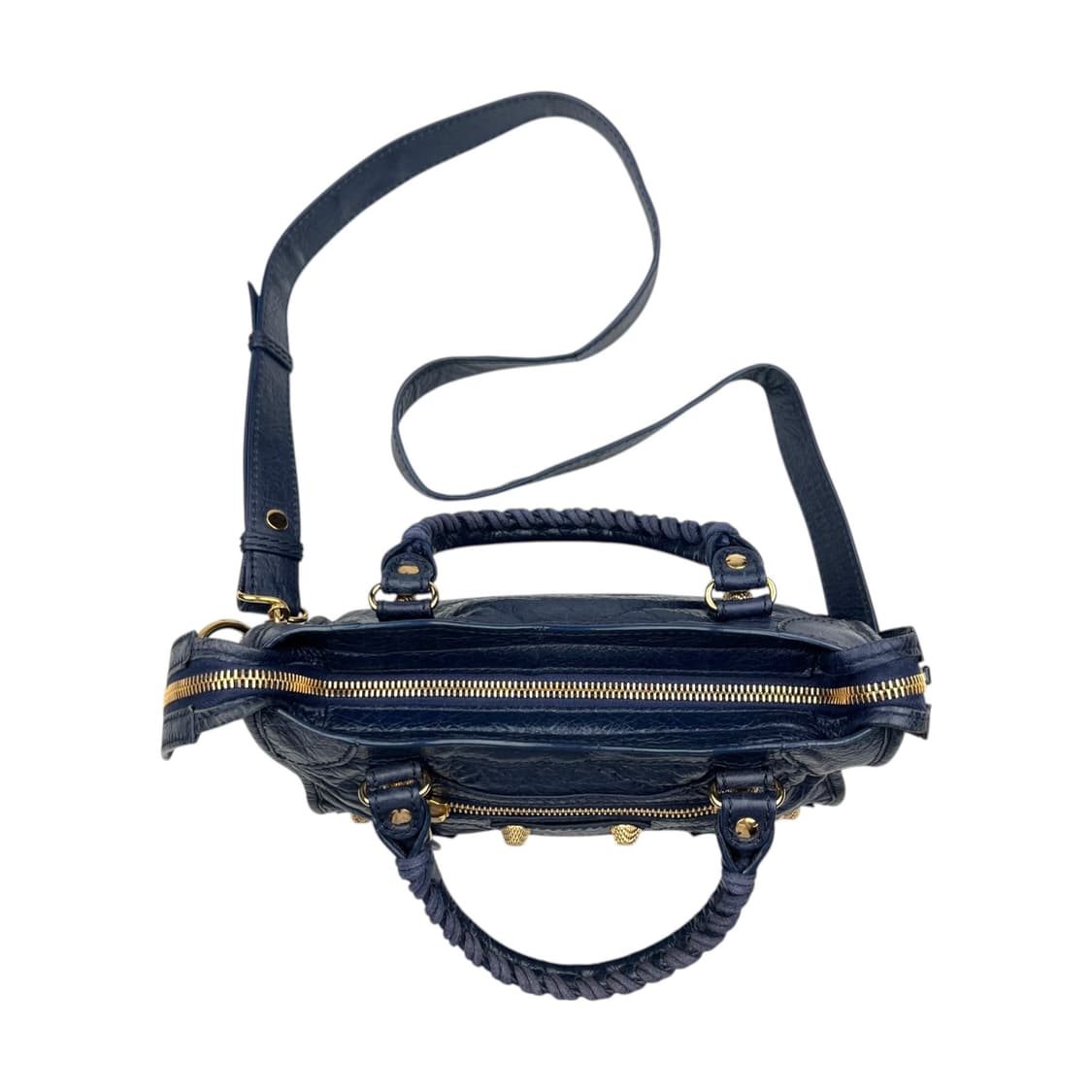 발렌시아가 미니 자이언트 시티백 네이비. 모터백 르시티 르카골 상품이미지6