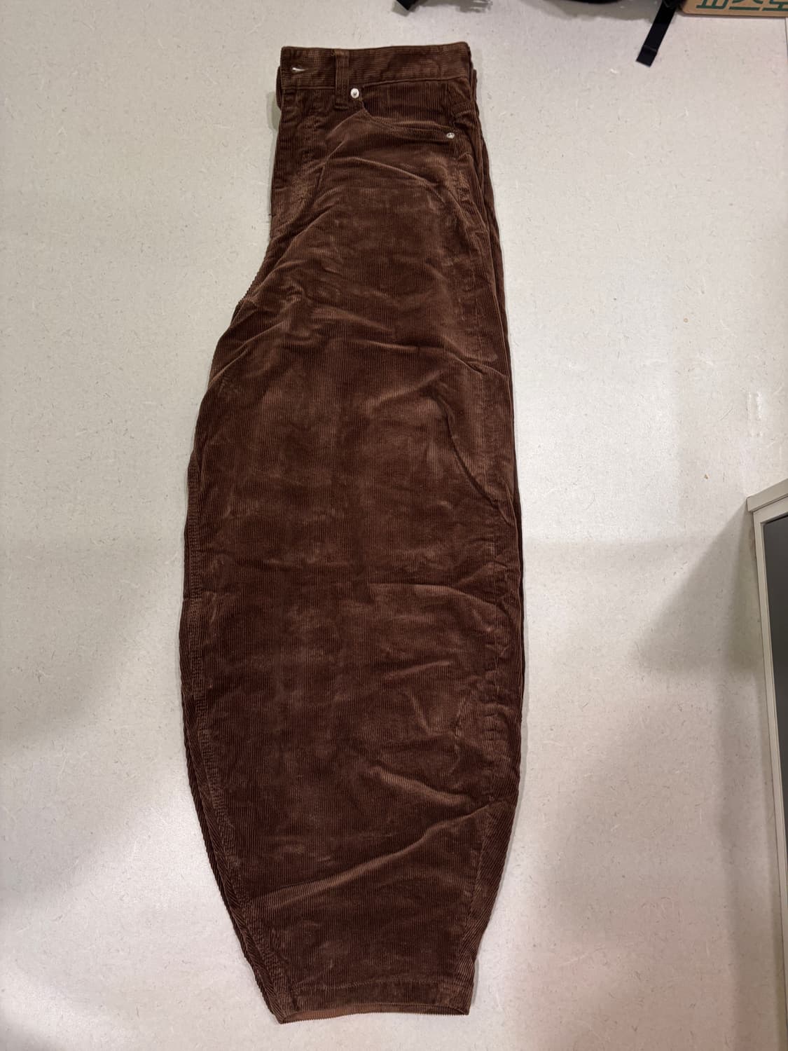 기철 코듀로이 벌룬팬츠 브라운 M 상품이미지2