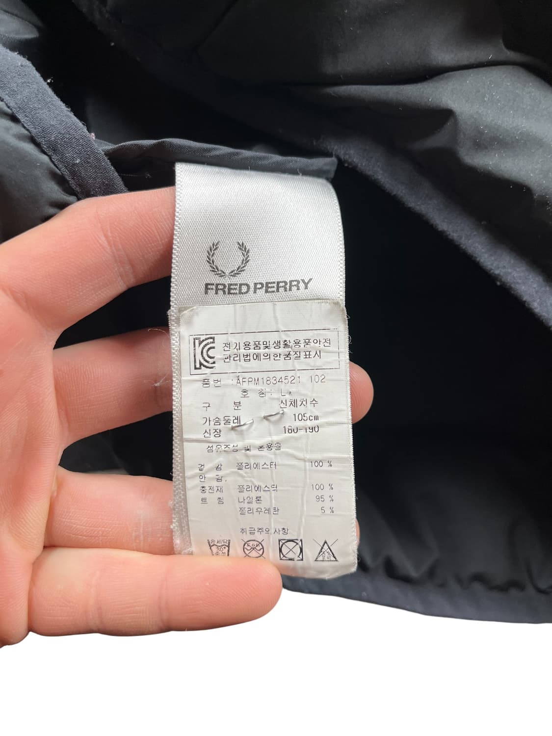 FRED PERRY 경량 패딩  상품이미지6