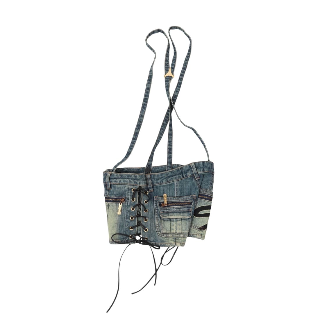 재패니즈 빈티지 y2k 데님 미니 쇼츠 상품이미지5