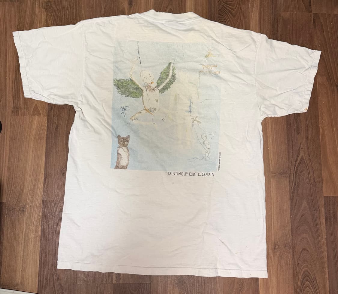 90s 너바나 커트코베인 밴드티 XL 상품이미지2