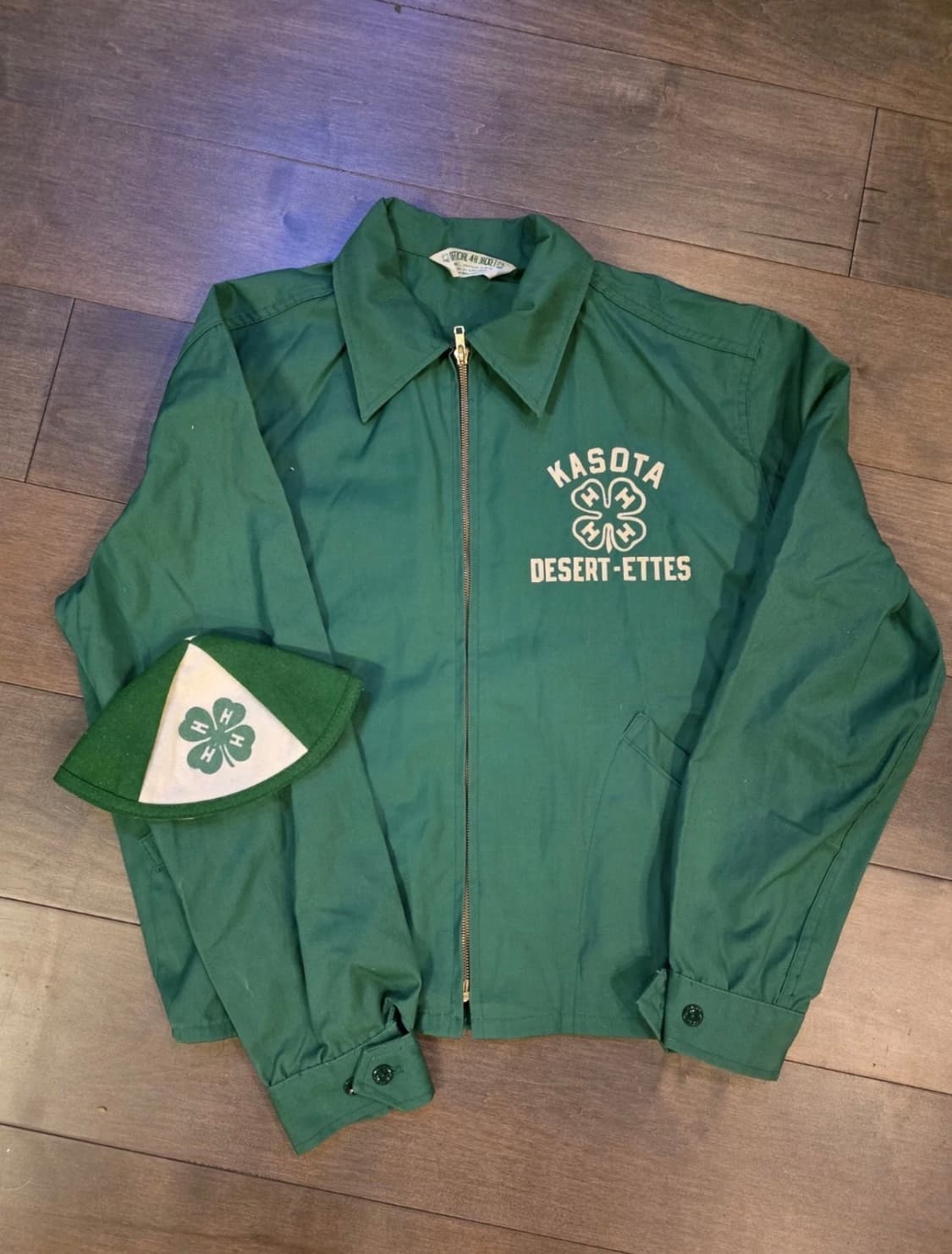 rare 60s 네잎클로버 블루종 헤링턴 자켓 L   상품이미지1