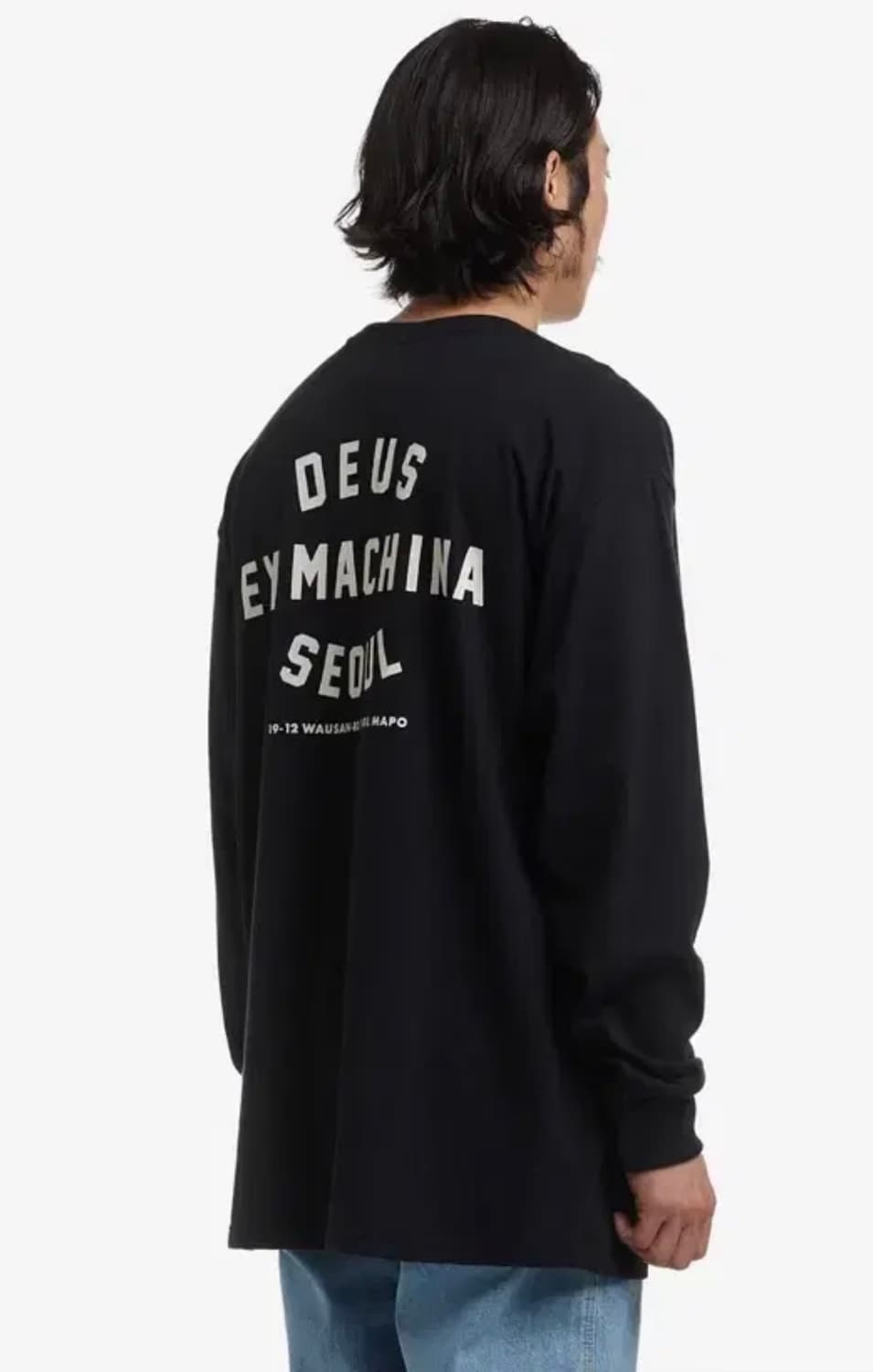 데우스 엑스 마키나 서울 롱슬리브 L 화이트 / 블랙 상품이미지1