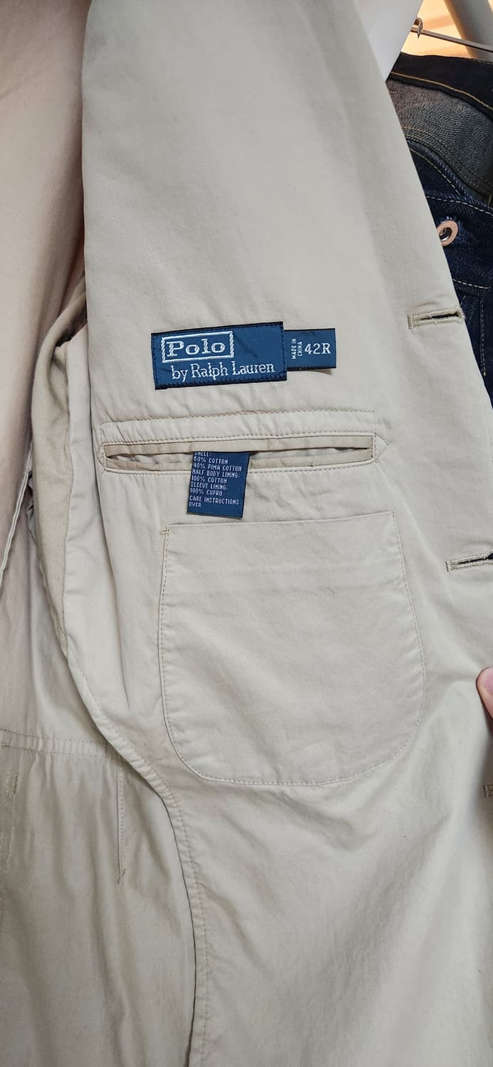 폴로 치노 자켓 42R 베이지 블레이져 상품이미지6